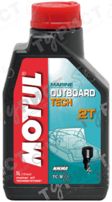 Масло Motul Outboard 2Т 1Л П/синтетика