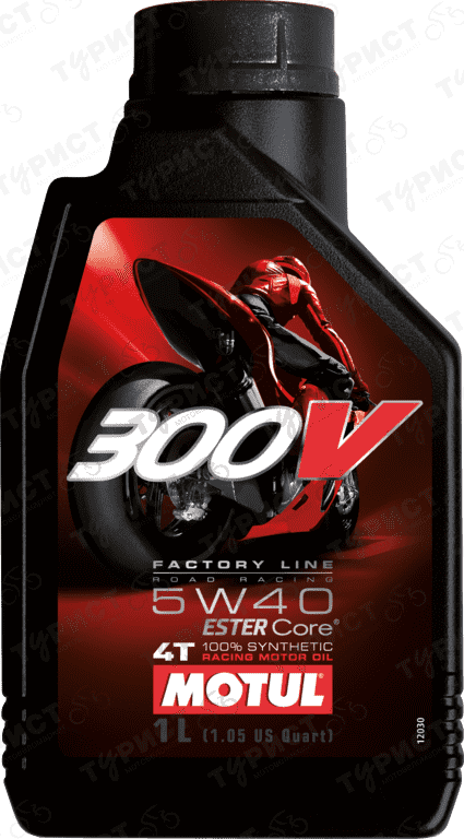 Масло Motul 300V Синтетика 5W40 4Л 4Т