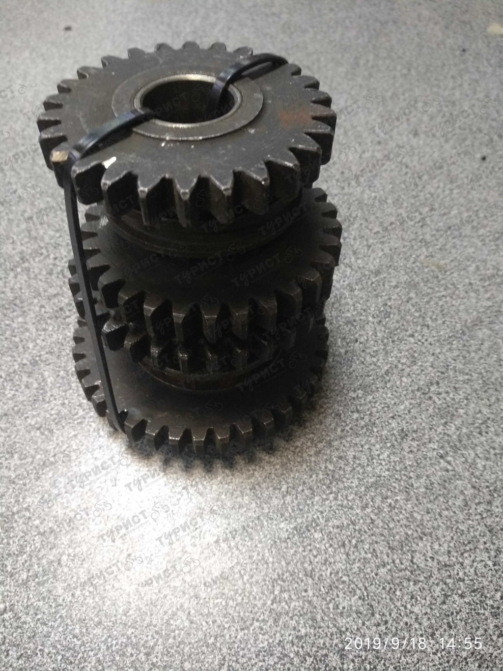 ШЕСТЕРНИ ВТОРИЧНОГО ВАЛА ДНЕПР В СБОРЕ