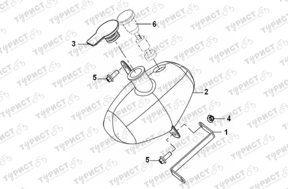 БАЧОК МАСЛЯНЫЙ ATV50 СТЕЛС